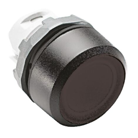 Tête de bouton-poussoir ABB Noir, Momentané, Ø découpe 22mm, ABB Modular ( Prix pour 1 )