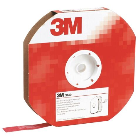 Papier de verre 3M 314D, Oxyde d'aluminium grain P120, Fin, 25m x 38mm ( Prix pour 1 )