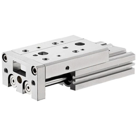 Vérin guidé pneumatique RS PRO ELS, course 30mm, Ø du piston 12mm, action Double ( Prix pour 1 )