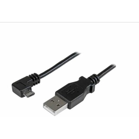 Câble USB RS PRO, USB 2.0 MICRO B M R/A vers USB A, 0.5m ( Prix pour 1 )