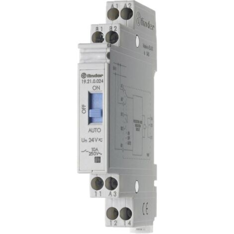 Relais d'interface 24V c.c., 1 RT, montage Rail DIN, série , 19 Series ( Prix pour 1 )