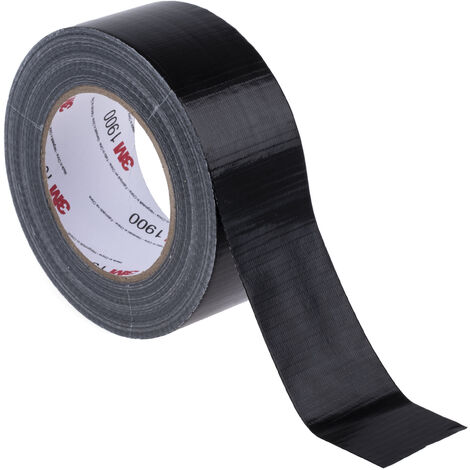 Ruban adhésif Scotch 1900, Noir, toilé PE, 50mm x 50m, 6 N/cm ( Prix pour 1 )