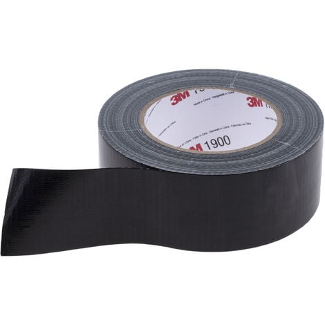 Ruban adhésif Scotch 1900, Noir, toilé PE, 50mm x 50m, 6 N/cm ( Prix pour 1 )