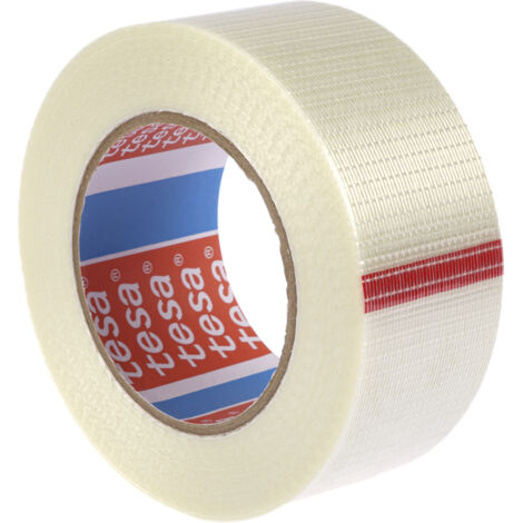 Ruban de cerclage Film en fibre de verre PET Transparent 50mm x 50m, 4591 ( Prix pour 1 )