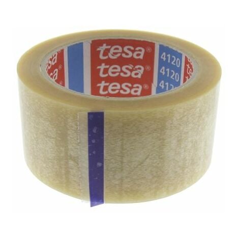 Ruban d'emballage adhésif Tesa beige 50 mm x 100 m scotch marron