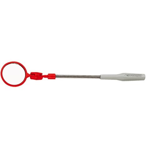 Facom – Miroir d'inspection articulé 210 mm – Miroir serti sur plastique – Pour espaces confinés et zones difficiles d'accès - 834R1