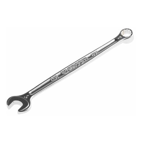 Facom – Clé mixte fourche et polygonale 7 mm – Longueur 122 mm – Finition chromée satinée – Accès amélioré pour vis encastrées
