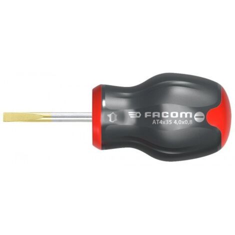 Tournevis Facom, Pointe Plate 0,8 x 4 mm type Trapu, 35 mm ( Prix pour 1 )