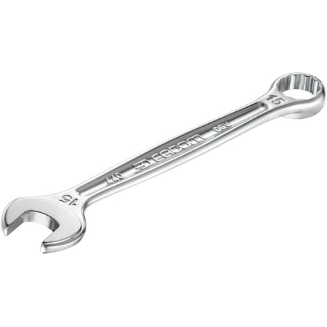 Facom – Clé mixte 41 mm – Tête inclinée 15° pour accès aux vis encastrées – Profil OGV® pour serrage puissant – Longueur 460 mm