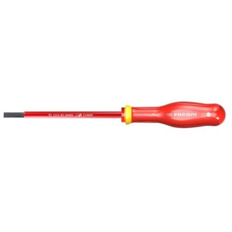 Tournevis Facom, Pointe Plate 0.5 mm type Standard, 75 mm ( Prix pour 1 )