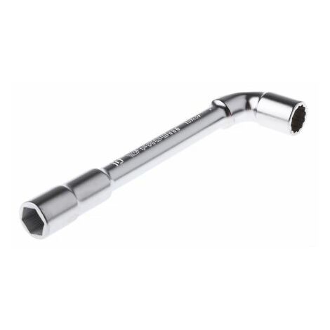 Facom – Clé à pipe 10 mm 3148511208205 – Acier chrome vanadium – Finition chromée satinée – Tête courte 12 pans pour serrages puissants