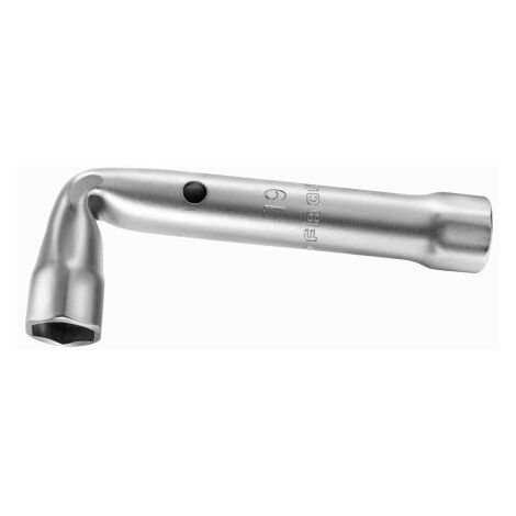 Facom – Clé à pipe coudée 7 mm – Acier chromé satinée – Pour tiges filetées longues – Usage professionnel