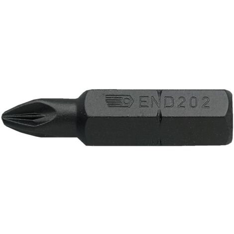 Facom – Embout pour visseuse Pozidriv PZ2 5/16'' – Longueur 32 mm – Conçu pour vis à empreinte PZ – Finition brunie pour résistance à l'usure (1/5)