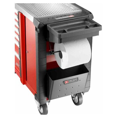Facom – Kit de nettoyage pour station de soudage – Bac à déchets en tôle – Plateau magnétique avec alvéoles – Compatible servantes JET+ et CHRONO+