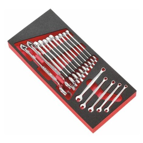 Facom – Module vide pour servantes – Coffret multi-outils 17 pièces – Dimensions clés 6 à 24 mm – Plateau en mousse – MODM4401