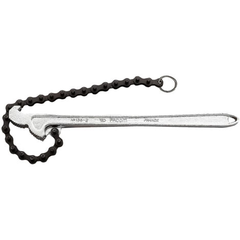 Clé de serrage Facom, Ouverture 140mm, Long. 600 mm, Acier ( Prix pour 1 )