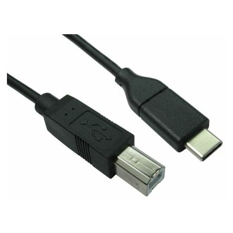 Câble USB RS PRO, Type B vers Type C, 1m ( Prix pour Paquet de 5 )