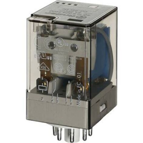 Finder 60 Series Relais de puissance 2 RT, bobine 110V c.c. Enfichable 1.3W ( Prix pour 1 ) (1/2)