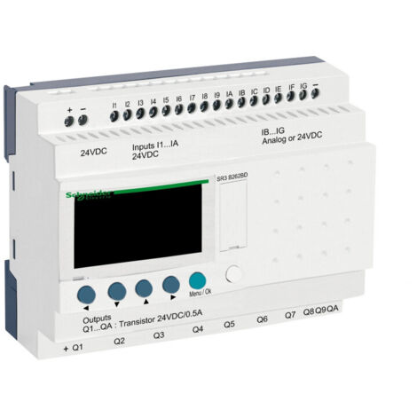 Module logique Schneider Electric, série Zelio Logic, 16 entrées , 10 ...
