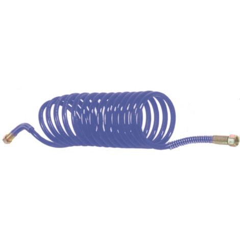 Tuyau polyurethane spiralé SAM 6 m - Tuyau de 8 x 12 mm - Raccord mâle 1/4' - 19015-100 (1/2)