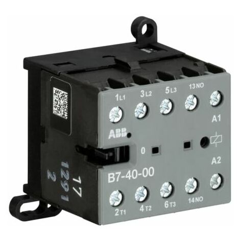 Contacteur ABB série GJL131, 4 pôles , 4NO, 20 A, 24 V c. a., 5,5 kW ( Prix pour 1 )