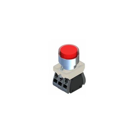 Unité complète de bouton-poussoir lumineux 24V ( Prix pour 1 )
