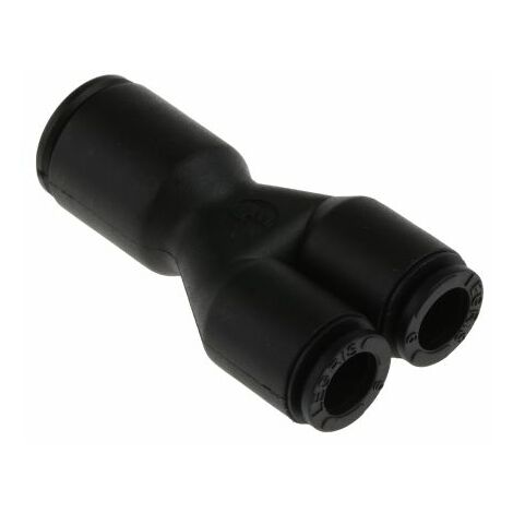 Adaptateur tuyau à tuyau en Y Legris LF3000 vers Enfichable 6 mm Enfichable 6 mm ( Prix pour Paquet de 5 )
