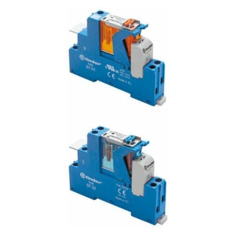Relais d'interface 12V c.a., 1 RT, montage Rail DIN, série , 4C Series ( Prix pour 1 ) (1/2)