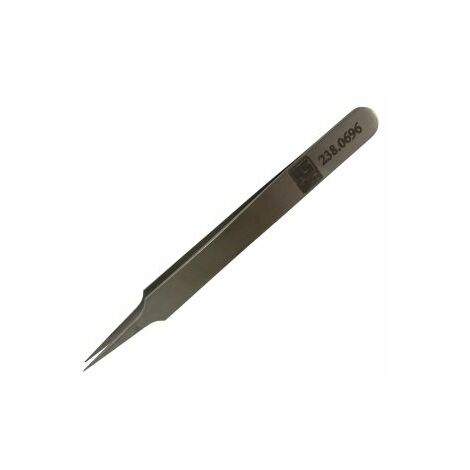Brucelles de précision RS PRO 4ASA pointe Tranchant en acier austénitique à faible de teneur en carbone, L. 110 mm ( Prix pour 1 )