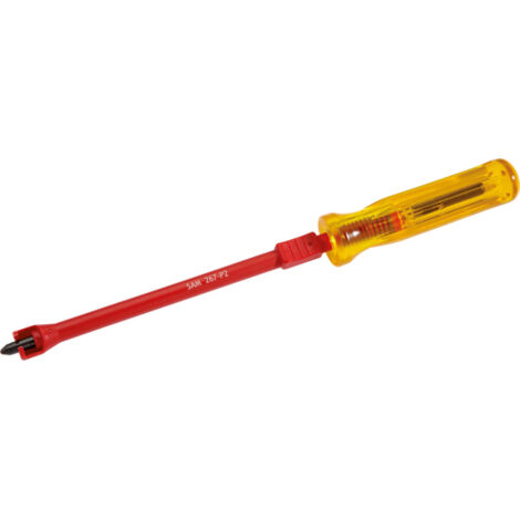 Tournevis SAM, Pointe Phillips type D'une seule main, 180 mm ( Prix pour 1 ) (1/2)