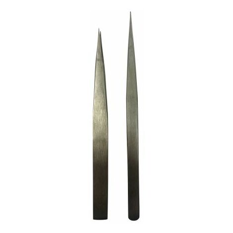 Kit de brucelles RS PRO AASA-SSSA KIT pointe fine en acier austénitique à faible de teneur en carbone, L. 130 mm, 140 mm ( Prix pour 1 )