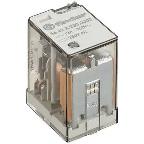 Finder 56.42.8.230.0000 Relais pour circuits imprimés 230 V/AC 12 A 2 inverseurs (RT) 1 pc(s) Y523193 (1/2)