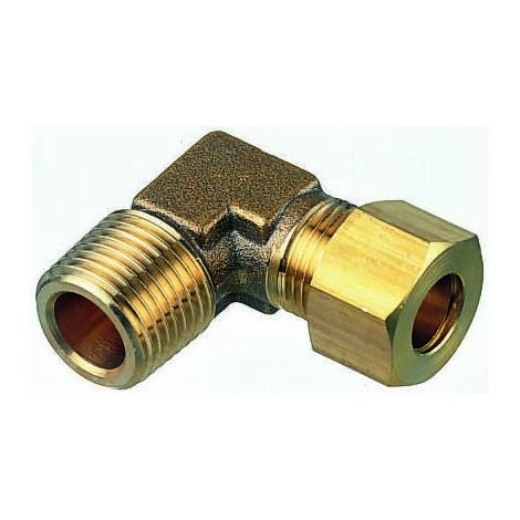 2 Coudes En Laiton 90° G1/2 IG/AG - Raccord Fileté Mâle Et Femelle - Pour Plomberie, Chauffage, Eau Potable
