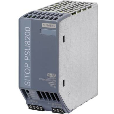 Alimentation pour rail DIN Siemens, série SITOP PSU8200, 24V c.c. 10A, 120  230V c.a., 240W ( Prix pour 1 ) (1/3)