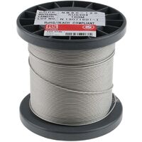 Câble métallique en Acier inoxydable, 0,9 mm x 100m, 14kg