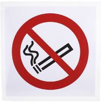 Panneau interdiction, avec pictogramme : Défense de fumer ( Prix pour 1 )