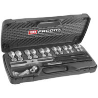 Facom – Module de servante 70 190 mm – Type de clé à main – Pour bois dur et teck – Capacité 13 pièces – Boîtier en plastique