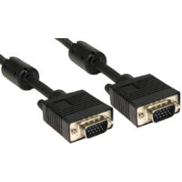 Câble VGA RS PRO 5m VGA / Mâle, VGA / Mâle Noir ( Prix pour Boîte de 5 )