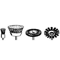 Brosse abrasive Circulaire SAM Diam 22mm ( Prix pour 1 )