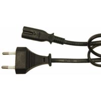 Cordon d'alimentation RS PRO, Connecteur Fiche européenne de type C CEI C7, 2m, 2,5A / 250 V ( Prix pour 1 )