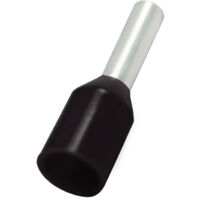 Embout de câblage RS PRO, 1.5mm², Noir, longueur 6mm