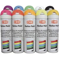 Peinture aérosol CRC MARKER PAINT, Rose Fluorescent, 500ml ( Prix pour 1 ).Peinture multipositions pour marquage et signalisation manuelle.