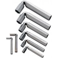 Sam Outillage – Coffret de clés à douille 8 pièces – Acier au carbone – Dimensions 8-24 mm – Pour travaux mécaniques intensifs