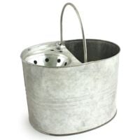 Seau à lessiver en Acier Galvanisé avec poignée, 13L ( Prix pour 1 )