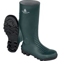 Delta Plus – Bottes de sécurité S5 SRA – Mixte – T 45 – PVC supérieur – Protection malléoles – Pour chantiers humides