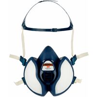 Masque respiratoire taille unique Bleu Demi-masques ( Prix pour 1 )