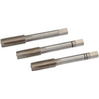 Jeu de tarauds M6, pas de 1mm, Métrique, Acier rapide ( Prix pour 1 )