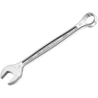 Facom – Clé à extrémité ouverte 1/4 pouce – Clé plate 115 mm – Double terminaison – Finition chrome satiné – Profil OGV 12 pans