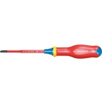 Facom – Tournevis porte-embout PZ2 125 mm – Pointe BORNEO – Conforme VDE 1000V – Pour vissage précis en milieu professionnel