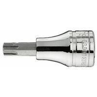 Facom – Douille T40 Torx 3/8' – Longueur 52,5 mm – Insert phosphaté – Adaptable pour espaces restreints – Performance optimale